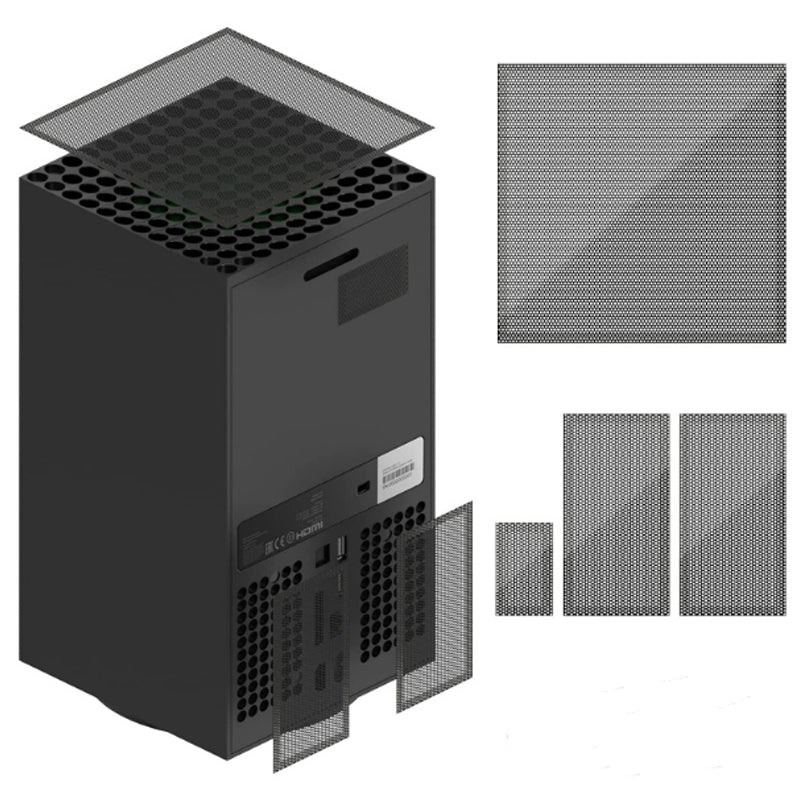 For Xbox Series X Game Console Mesh Dust Cover Set PVC Heat Dissipation Dust-proof Net For Xbox Series X Game Console Mesh Dust Cover Set PVC Heat Dissipation Dust-proof Net